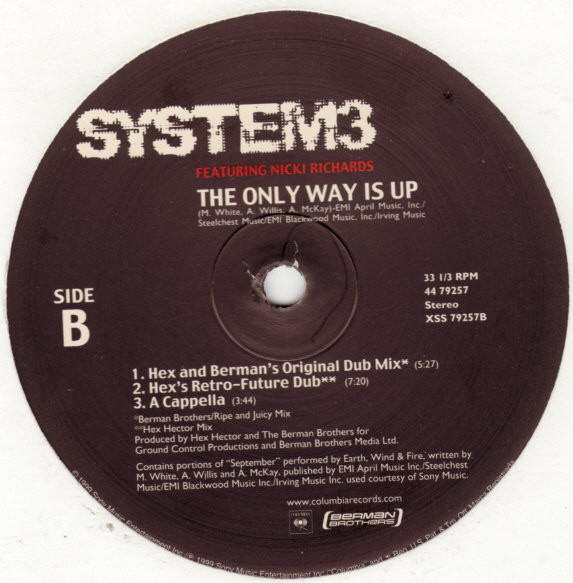 The Only Way Is Up - Secondary image