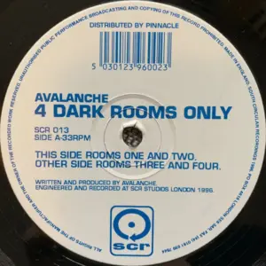 Avalanche (26) – 4 Dark Rooms Only