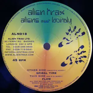 Undercover Aliens Meet DJ Bondy – Spiral Time / Flow