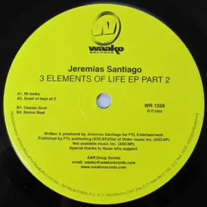 Jeremias Santiago – 3 Elements Of Life EP Part 2