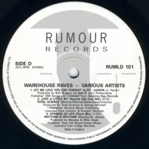 Various – Warehouse Raves