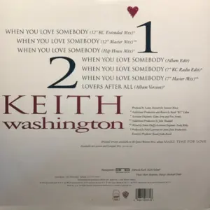 Keith Washington – When You Love Somebody
