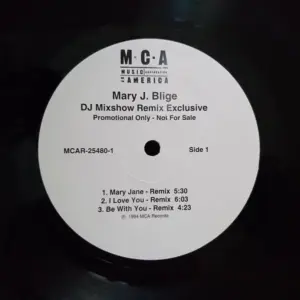 Mary J. Blige – DJ Mixshow Remix Exclusive