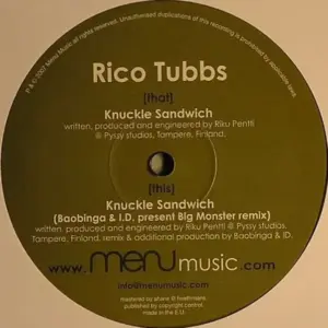 Rico Tubbs – Knuckle Sandwich