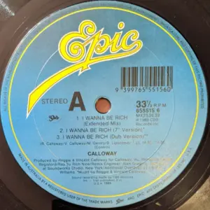 Calloway – I Wanna Be Rich