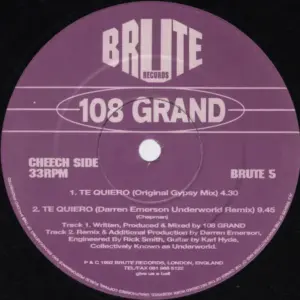 108 Grand – Te Quiero