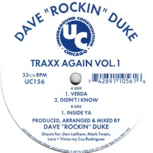 Dave "Rockin" Duke – Traxx Again Vol. 1