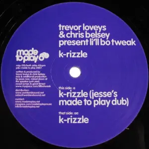 Trevor Loveys & Chris Belsey Present Li'll Bo Tweak – K-Rizzle