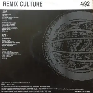 Various – Remix Culture 4/92