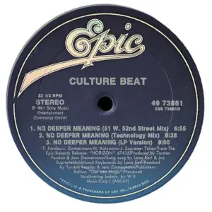Culture Beat – No Deeper Meaning