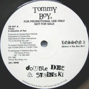 Double Dee & Steinski – Lessons 1 - 3