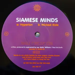Siamese Minds – Hyperion / Wicked Ride