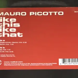 Mauro Picotto – Like This Like That