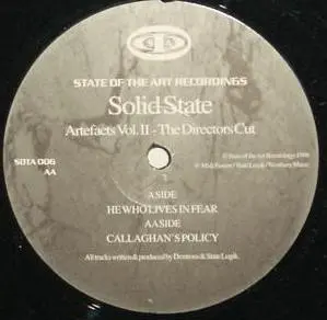 Solid State – Artefacts Vol II - The Directors Cut