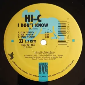 Hi-C (2) – I Don't Know