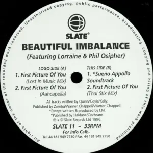 Beautiful Imbalance Featuring Lorraine & Phil Osipher – First Picture Of You