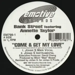 Bank Street Featuring Annette Taylor – Come & Get My Love