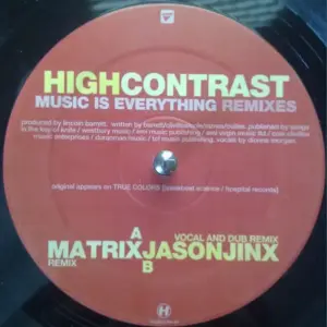 High Contrast – Music Is Everything Remixes