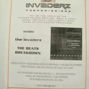 Invaderz – The Beats / Breakdown