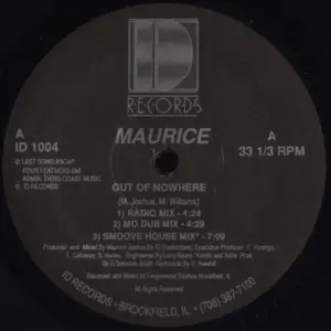 Maurice Joshua – Out Of Nowhere / Melody