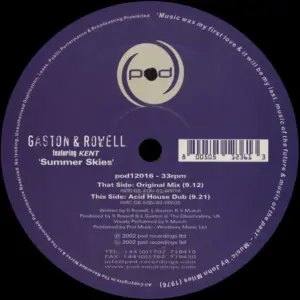 Louis Gaston & Stewart Rowell Featuring Kent Mutch – Summer Skies