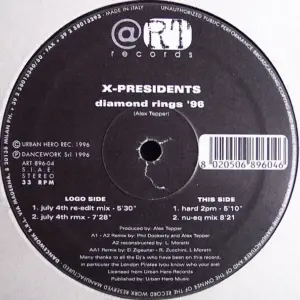 X-Presidents – Diamond Rings '96