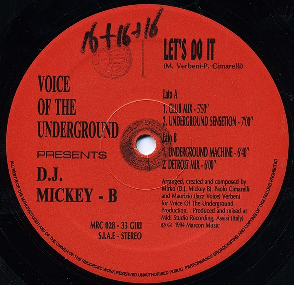 Voice Of The Underground, Mirko Braida – Let's Do It