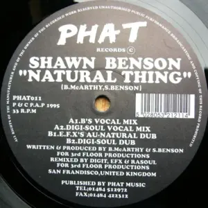 Shawn Benson – Natural Thing