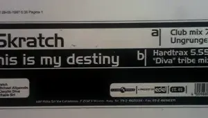DJ Skratch (2) – This Is My Destiny