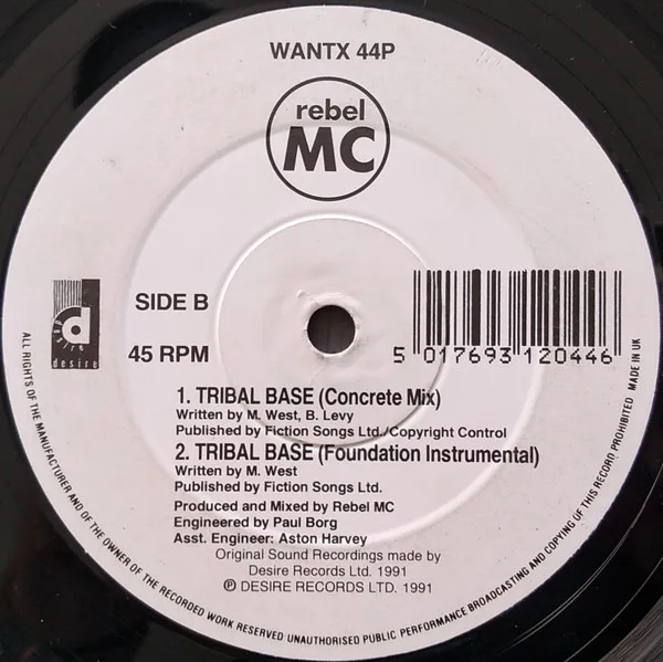 Rebel MC, Tenor Fly, Barrington Levy – Tribal Base