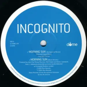 Incognito – Morning Sun