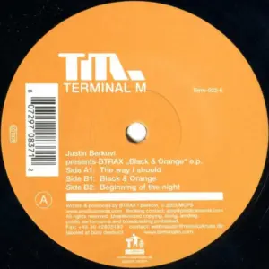 Justin Berkovi Presents BTrax – Black & Orange E.P.
