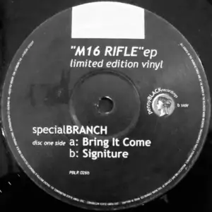 Special Branch – M16 Rifle EP