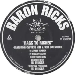 Barron Ricks Featuring Cypress Hill & Self Scientific – Rags To Riches / Harlem River Drive