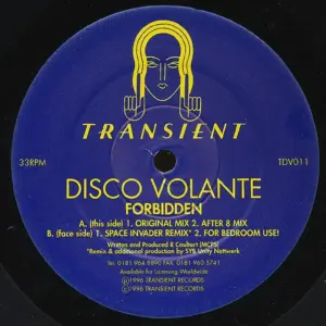 Disco Volante – Forbidden
