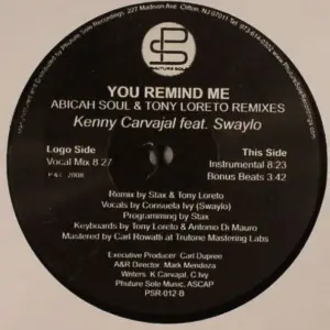 Kenny Carvajal Feat. Swaylo – You Remind Me (Abicah Soul & Tony Loreto Remixes)