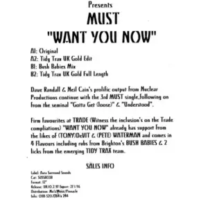 Must – Want You Now