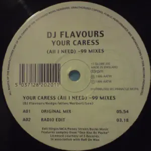 DJ Flavours – Your Caress (All I Need) - 99 Mixes