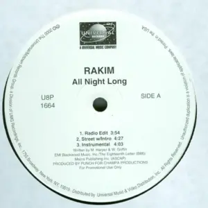 Rakim – All Night Long / Uplift