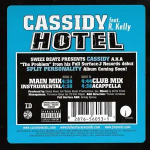 Cassidy (3) Feat. R. Kelly – Hotel
