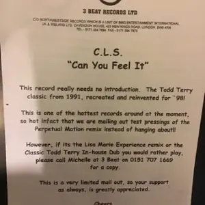 CLS – Can U Feel It