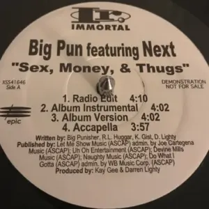 Big Punisher & Next (2) / Noreaga, Brown (5) & Maze (3) – Sex, Money & Thugs / Thug Poetry