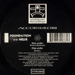 Martin Accorsi / Barry Robb – Foundation / Helix