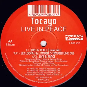 Tocayo – Live In Peace