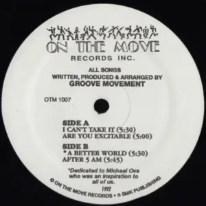 Groove Movement – I Can't Take It