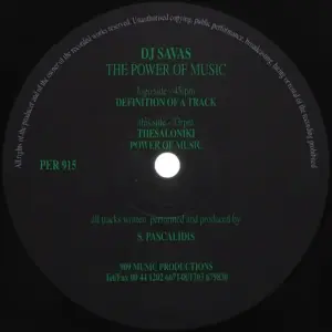 Savas Pascalidis – The Power Of Music