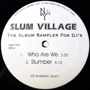 Slum Village – The Album Sampler For DJ's