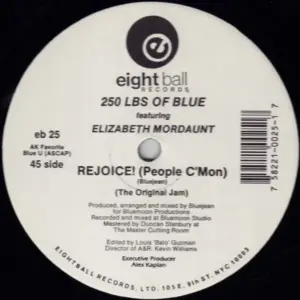 250 Lbs. Of Blue Featuring Elizabeth Mordaunt – Rejoice! (People C'Mon)