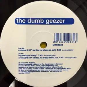 Dumb Geezer, The – Croissant 54 + Hypnotique Funky