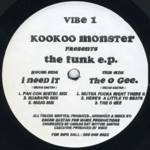 Kookoo Monster – The Funk E.P.
